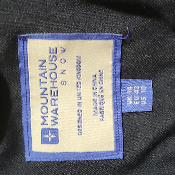 SOLD-Mountain Warehouse SNOW winter coat - Picture 3 of 5